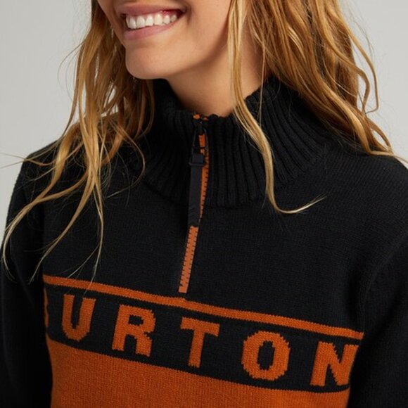 Burton Larosa Quarter Zip Ski and Riding Sweater - Picture 3 of 12